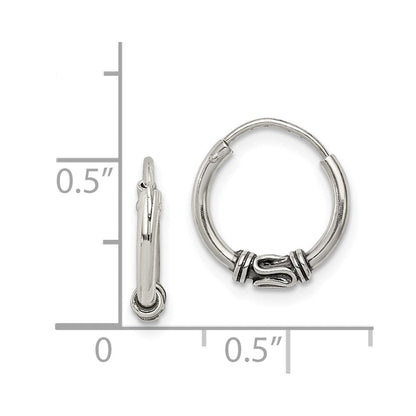 Sterlingsilber Antikisiert Creolen