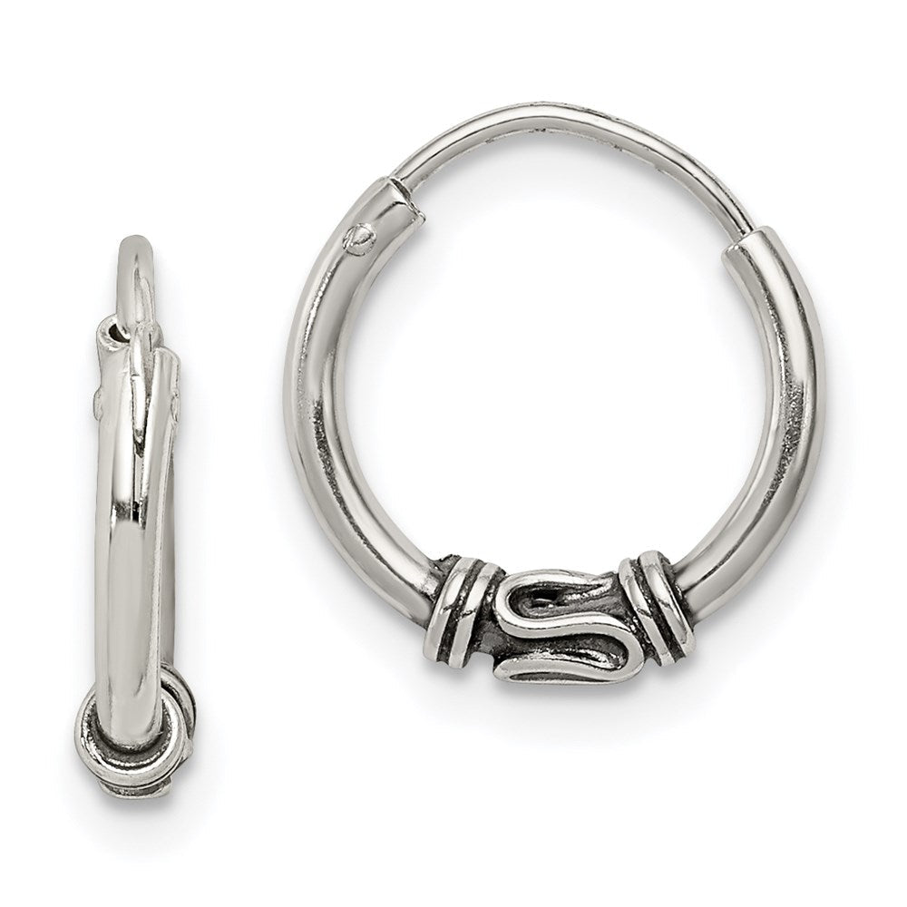 Sterlingsilber Antikisiert Creolen