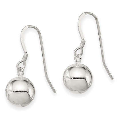 Sterlingsilber 10mm Diamantiert Perle Ohrhänger