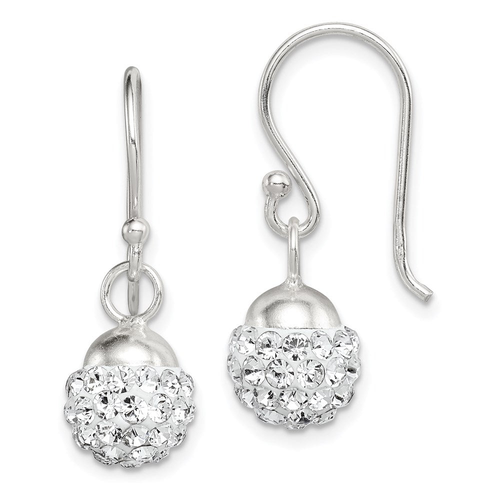 Sterlingsilber Hängend mit Stellux Kristall Ohrringe