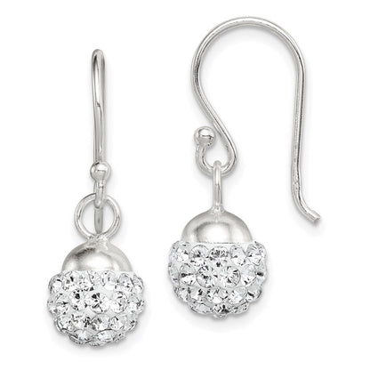 Sterlingsilber Hängend mit Stellux Kristall Ohrringe