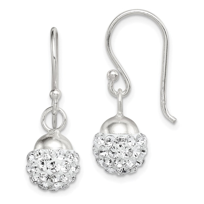 Sterlingsilber Hängend mit Stellux Kristall Ohrringe