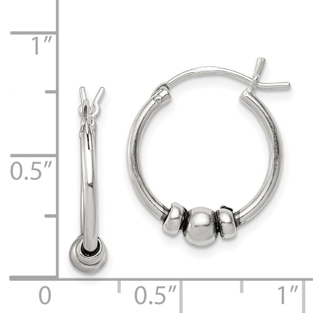 Sterlingsilber Antikisiert Creolen