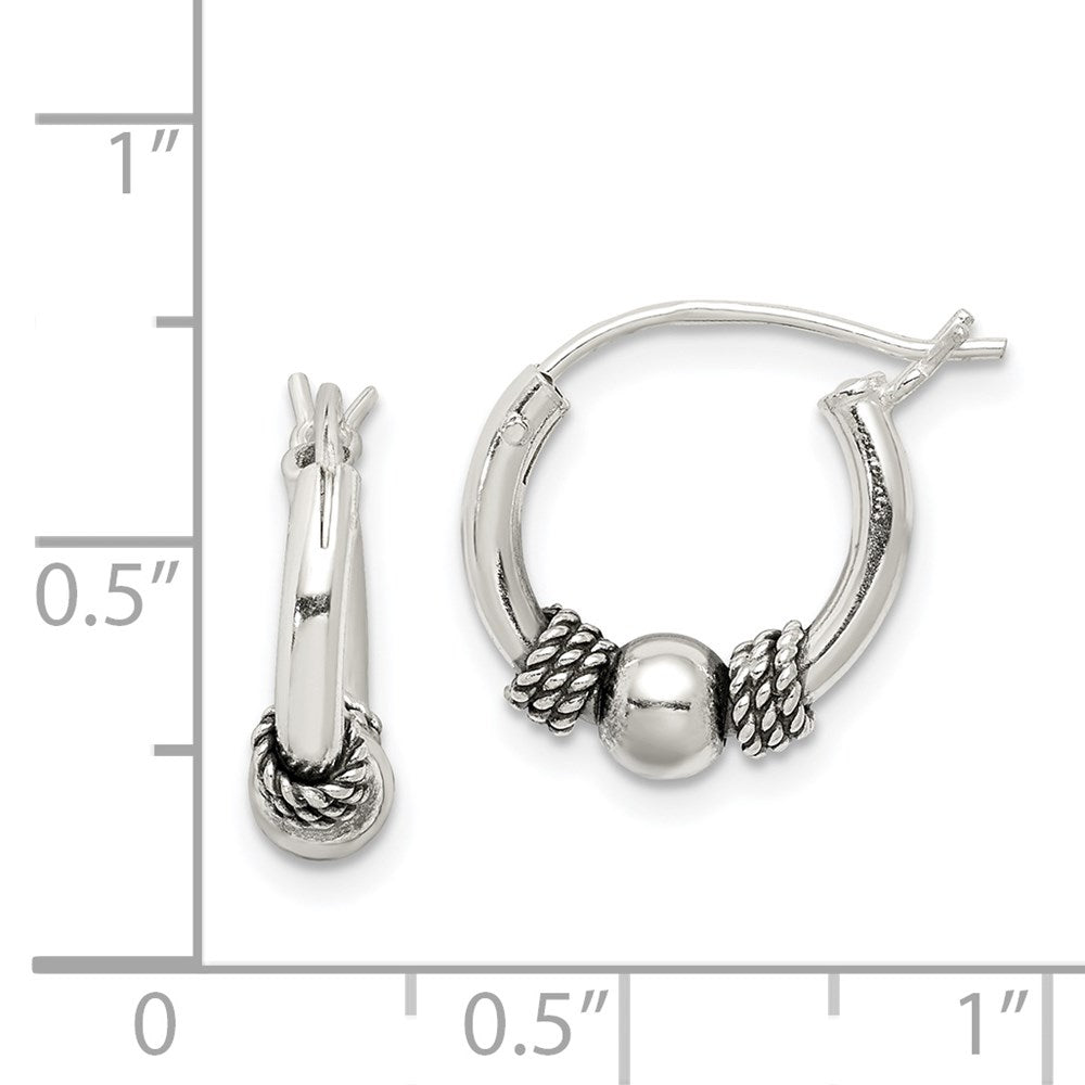 Sterlingsilber Antikisiert Creolen