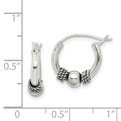 Sterlingsilber Antikisiert Creolen
