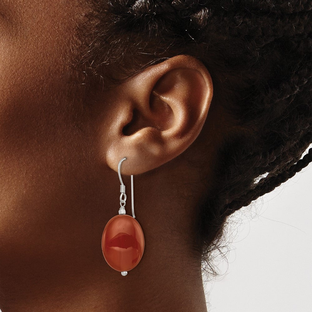 Sterlingsilber Carnelian Ohrringe