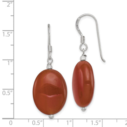 Sterlingsilber Carnelian Ohrringe