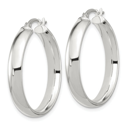 Sterlingsilber 5x30mm Creolen