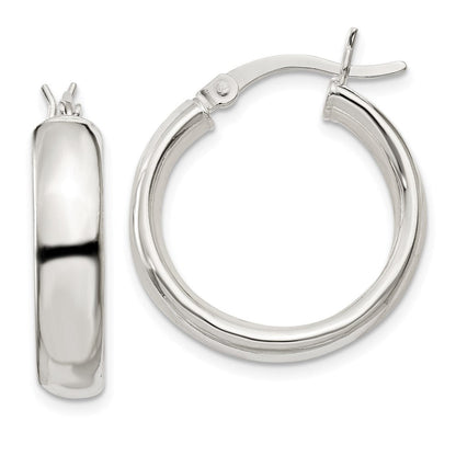 Sterlingsilber 4.75x20mm Creolen