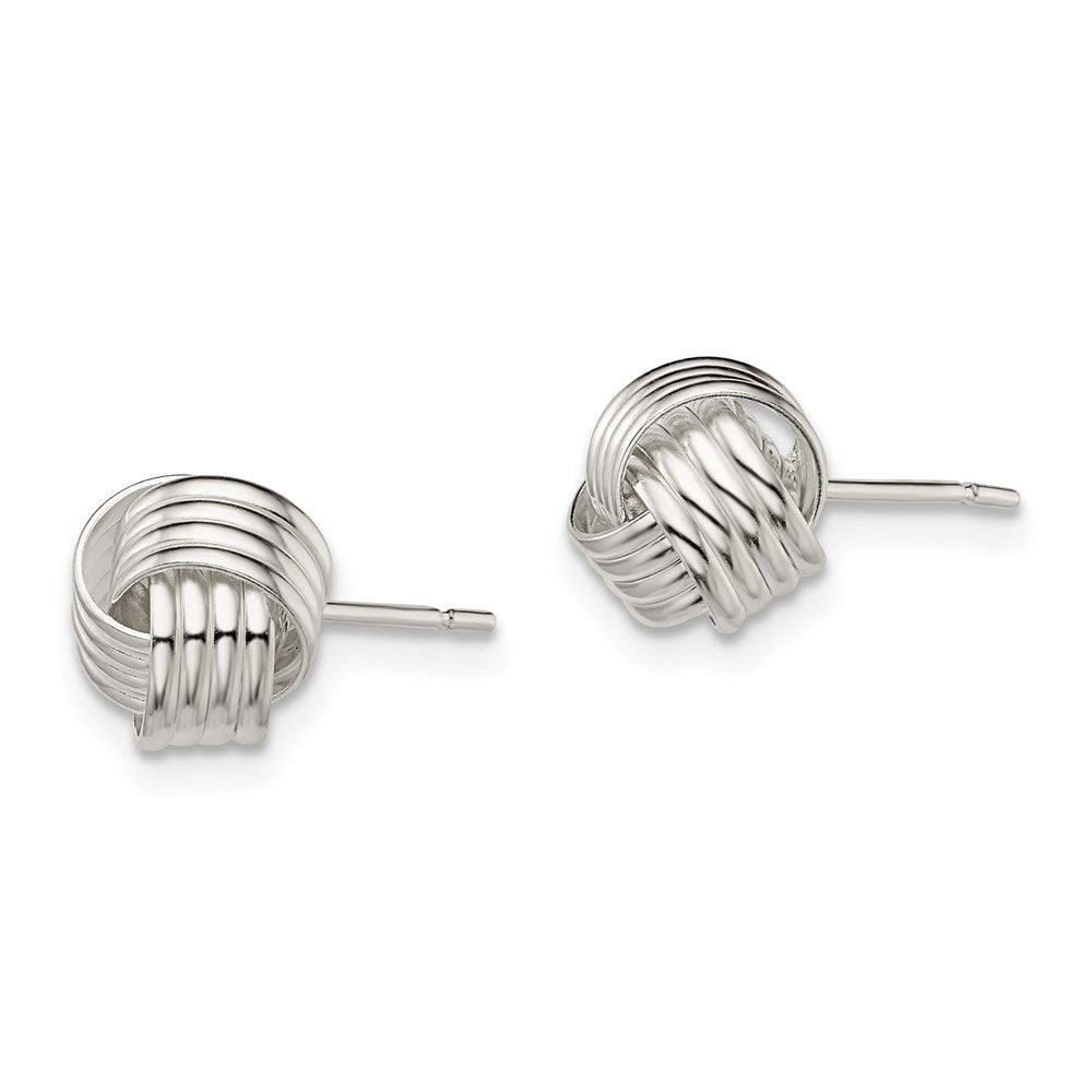 Sterlingsilber Liebe Knoten Ohrringe