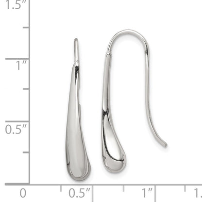Sterlingsilber Tropfen Draht Ohrringe