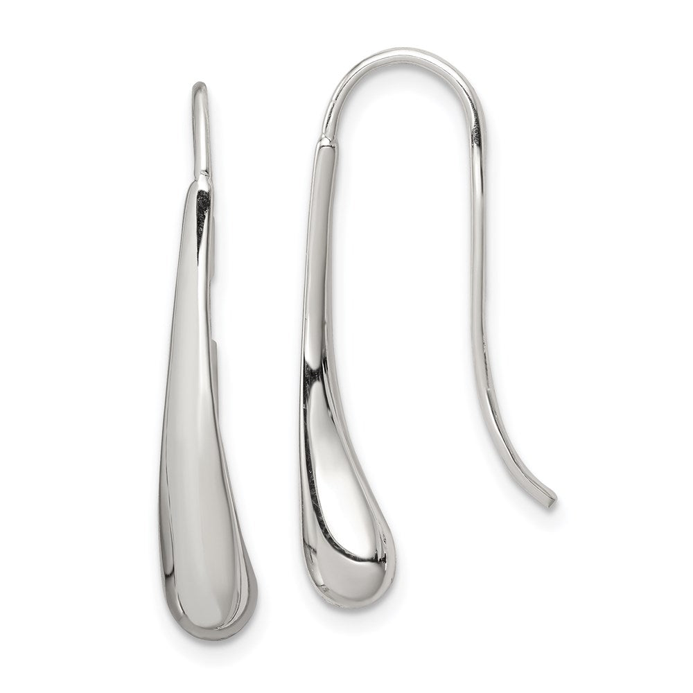 Sterlingsilber Tropfen Draht Ohrringe