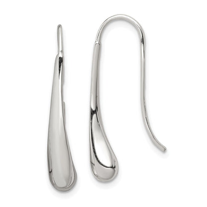 Sterlingsilber Tropfen Draht Ohrringe