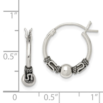 Sterlingsilber Antikisiert Creolen