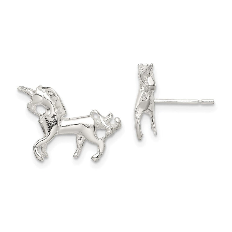 Sterlingsilber Einhorn Mini Ohrringe