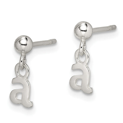 Sterlingsilber Poliert A Hängend Ohrstecker