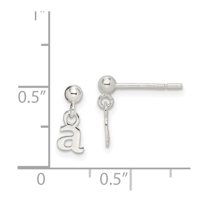 Sterlingsilber Poliert A Hängend Ohrstecker