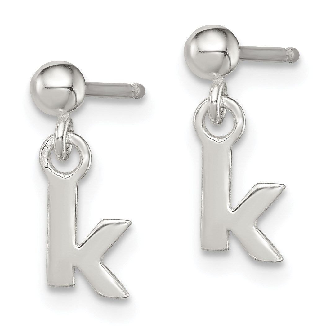Sterlingsilber Poliert K Hängend Ohrstecker