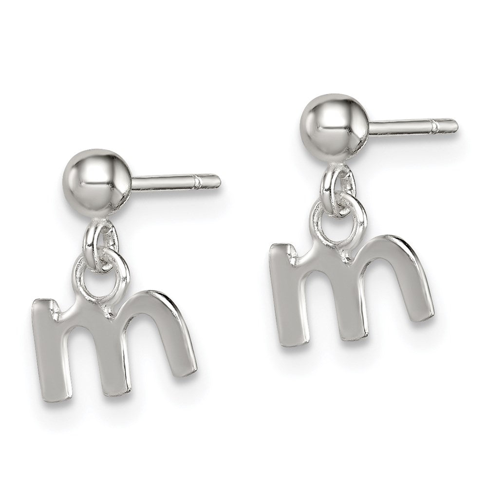 Sterlingsilber Poliert M Hängend Ohrstecker