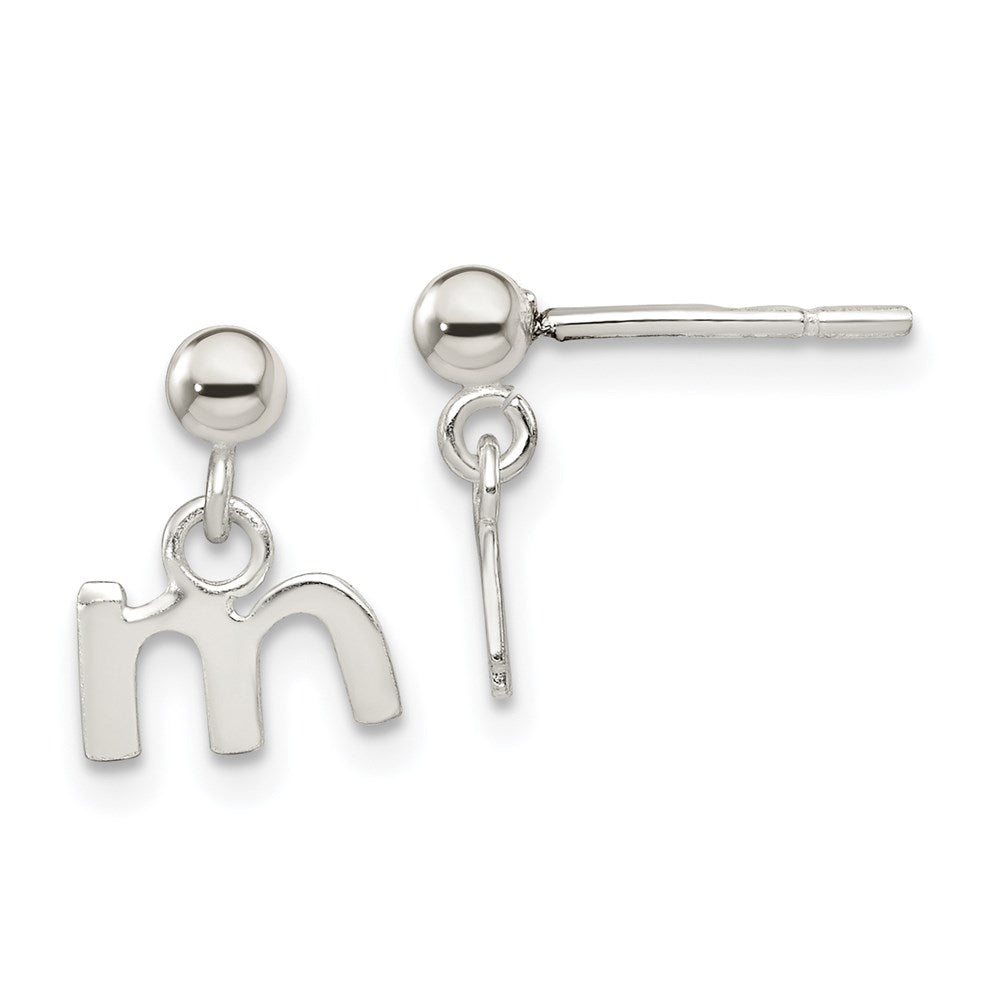 Sterlingsilber Poliert M Hängend Ohrstecker