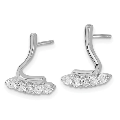 Sterlingsilber Zirkonia Ohrstecker