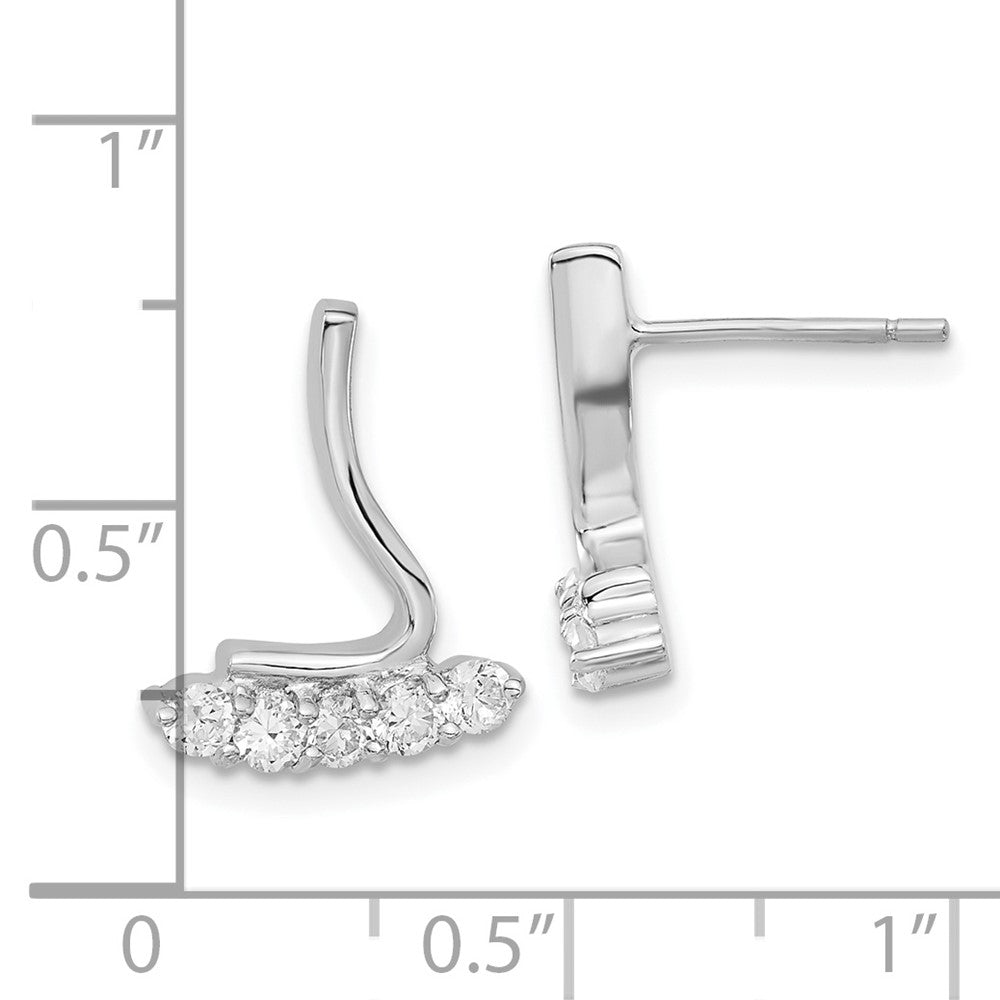 Sterlingsilber Zirkonia Ohrstecker