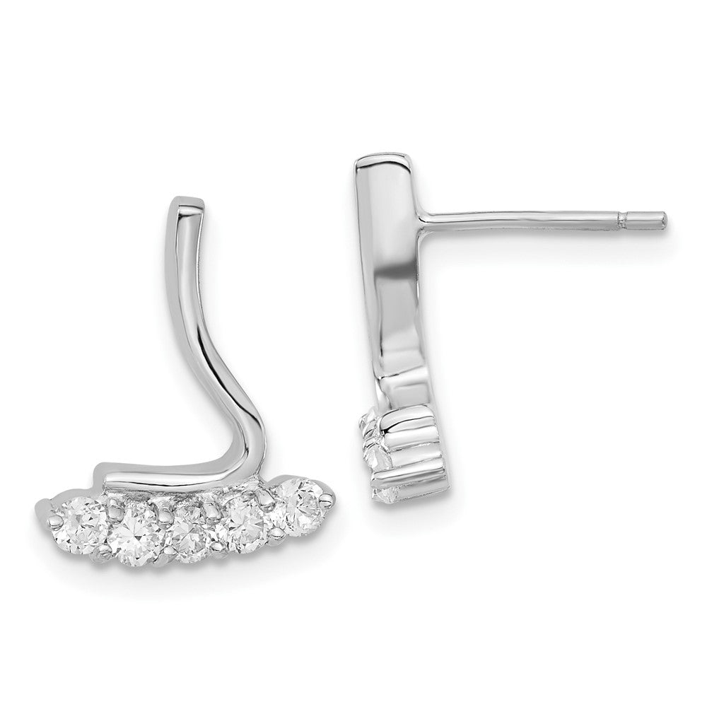 Sterlingsilber Zirkonia Ohrstecker