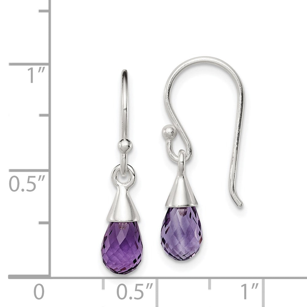 Sterlingsilber Amethyst Ohrhänger