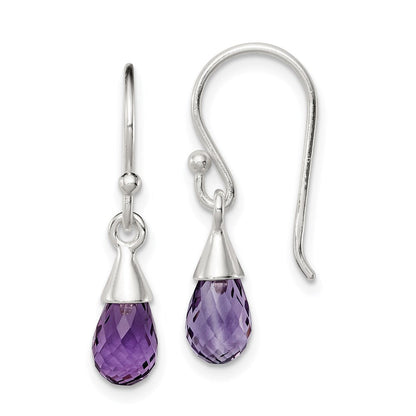 Sterlingsilber Amethyst Ohrhänger