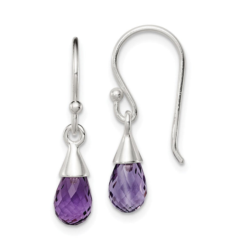 Sterlingsilber Amethyst Ohrhänger