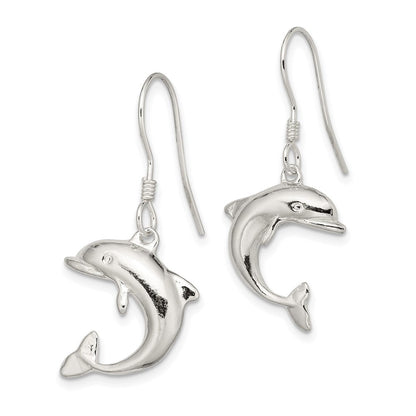 Sterlingsilber Delfin Ohrringe