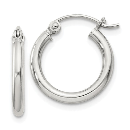 Sterlingsilber 2mm Rund Creolen