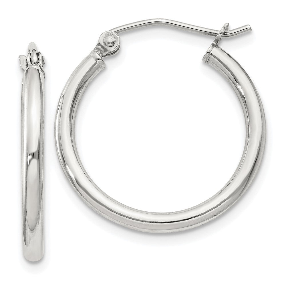 Sterlingsilber 2mm Rund Creolen