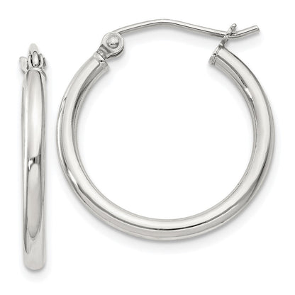 Sterlingsilber 2mm Rund Creolen