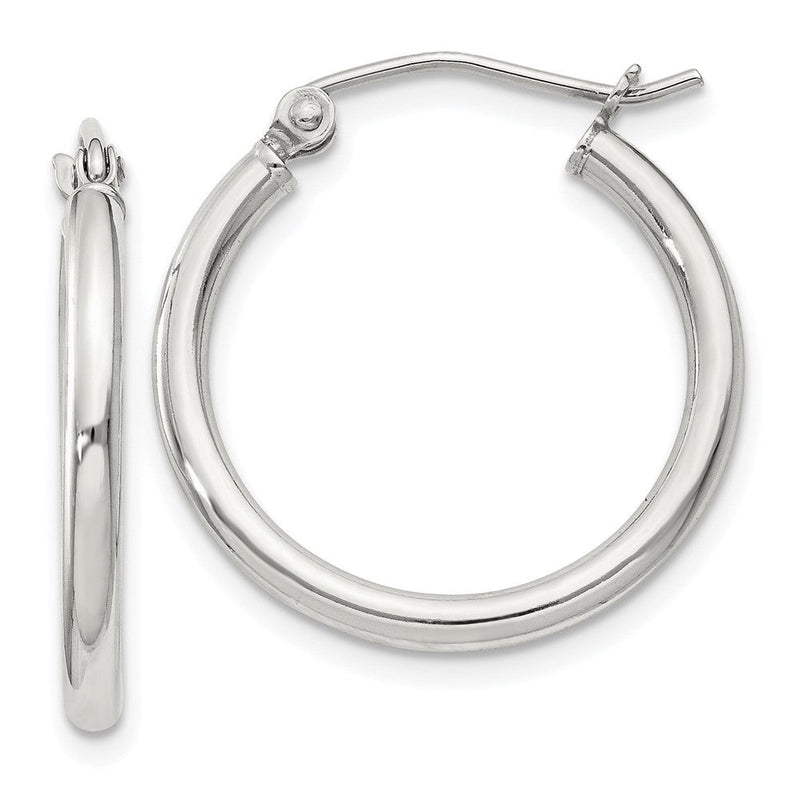 Sterlingsilber 2mm Rund Creolen