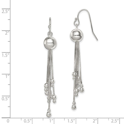 Sterlingsilber Hirte Haken Ohrringe