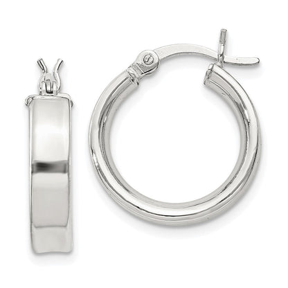 Sterlingsilber 4x16mm Creolen