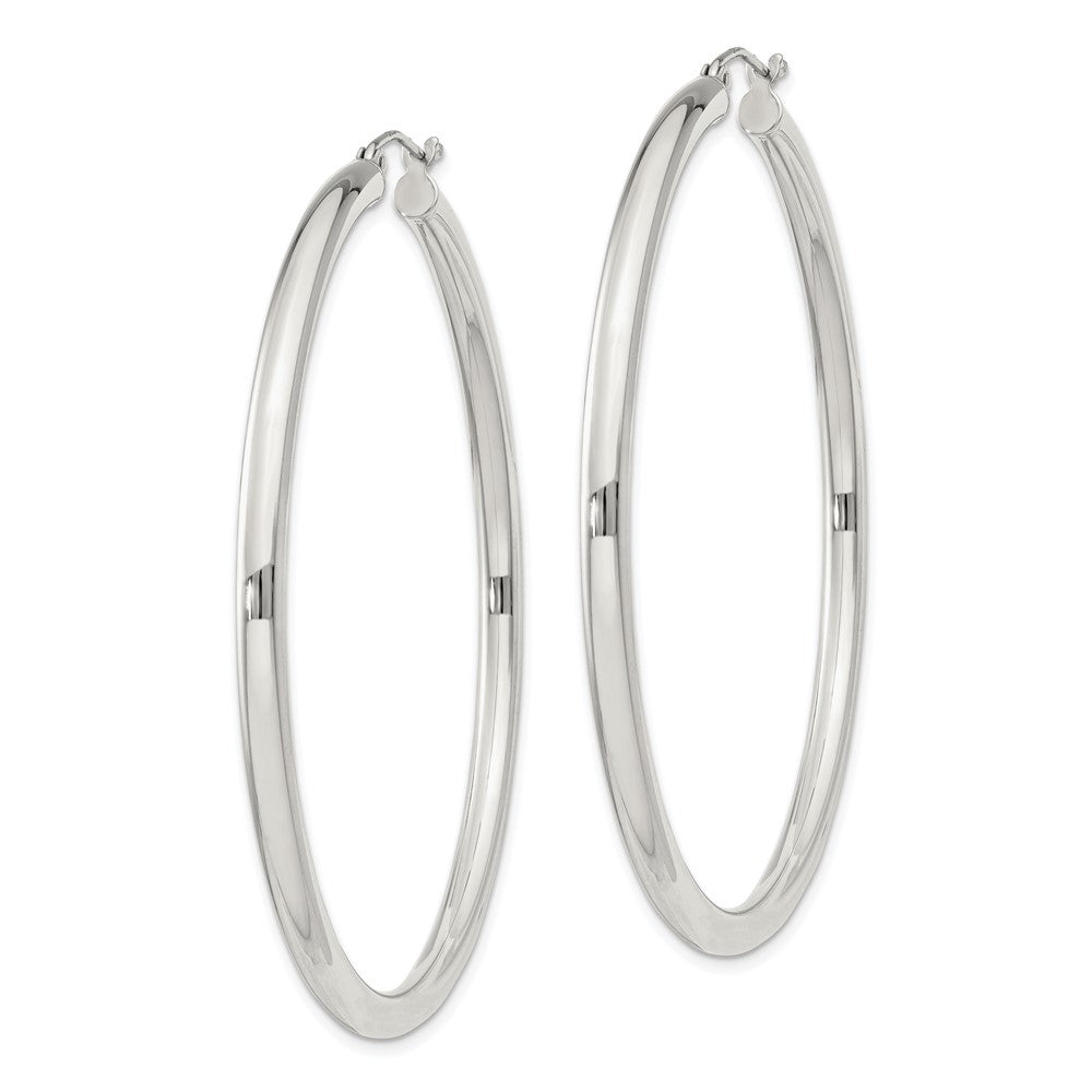 Sterlingsilber 3mm Rund Creolen