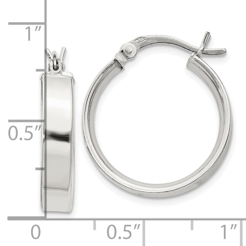Sterlingsilber 4.25x20 Creolen