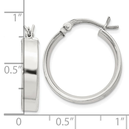 Sterlingsilber 4.25x20 Creolen