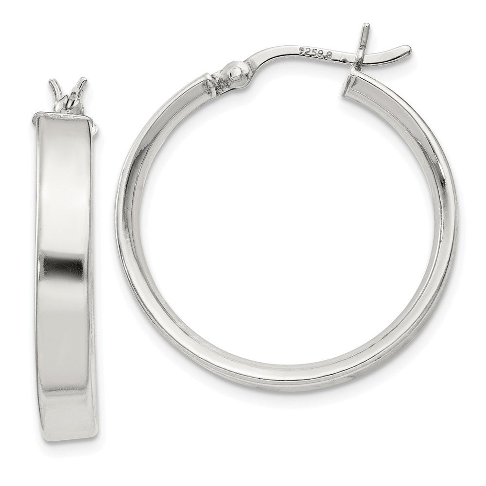 Sterlingsilber 4.25x25 Creolen