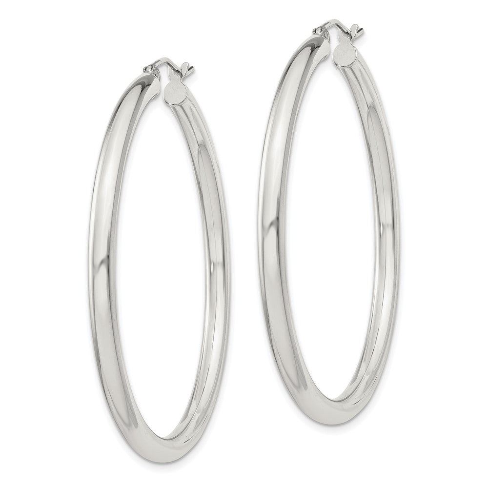 Sterlingsilber 3mm Rund Creolen