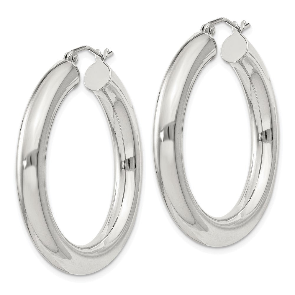 Sterlingsilber 5mm Rund Creolen