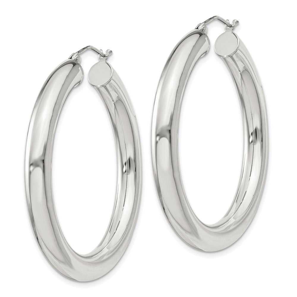 Sterlingsilber 5mm Rund Creolen