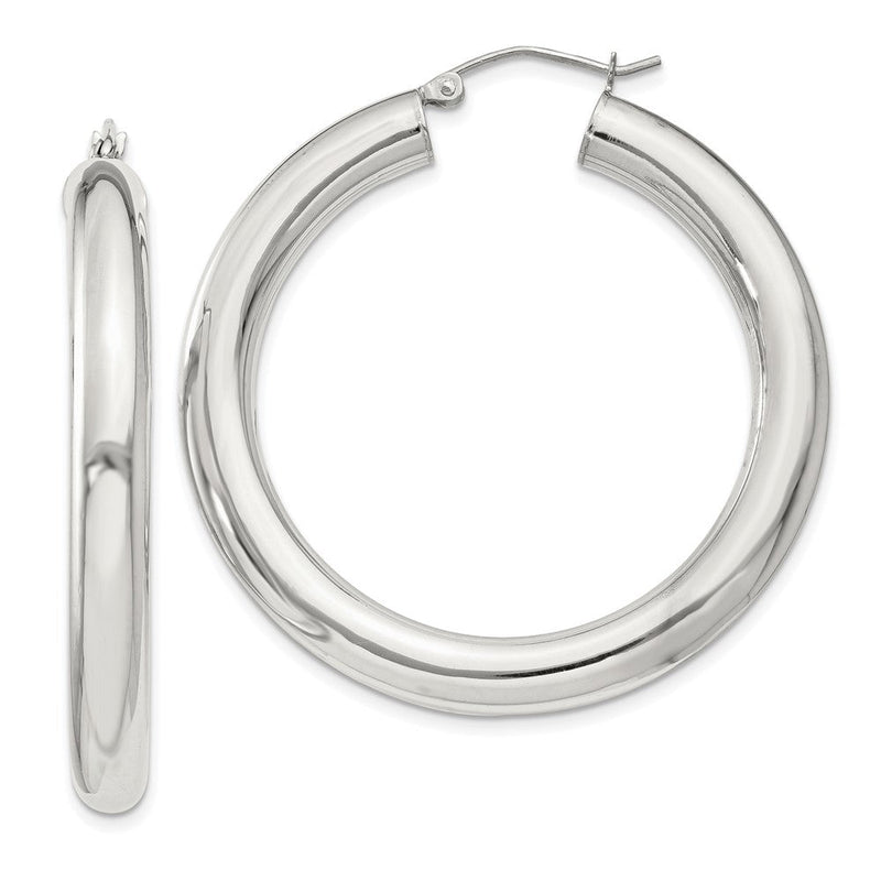 Sterlingsilber 5mm Rund Creolen
