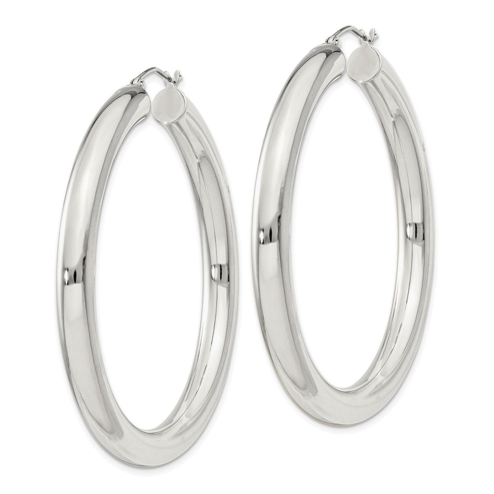 Sterlingsilber 5mm Rund Creolen