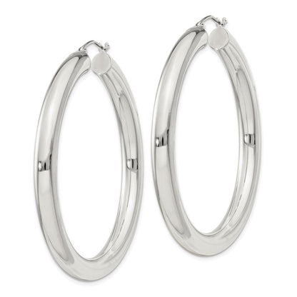 Sterlingsilber 5mm Rund Creolen