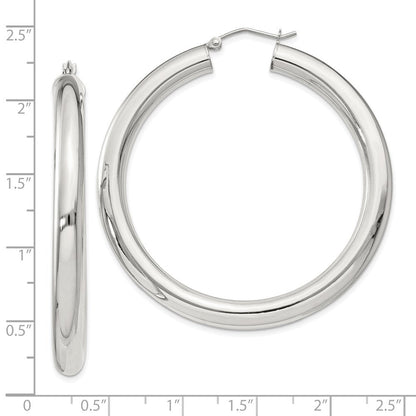 Sterlingsilber 5mm Rund Creolen