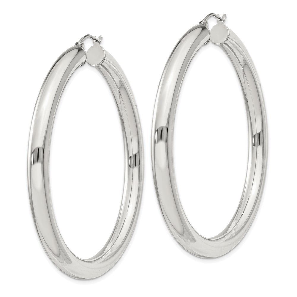 Sterlingsilber 5mm Rund Creolen
