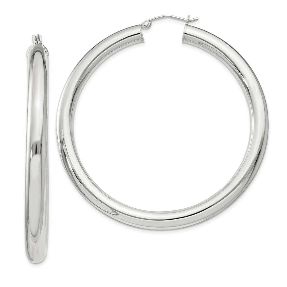 Sterlingsilber 5mm Rund Creolen